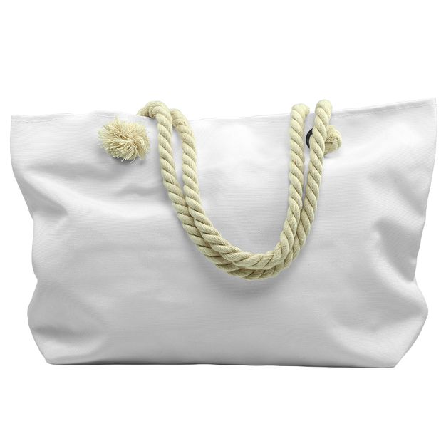 white canvas bolsas bulk